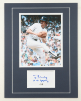 Ron Guidry Signed 14x18 Custom Matted Cut Display with Photo Inscribed "1978 Cy Young" (JSA) at PristineAuction.com