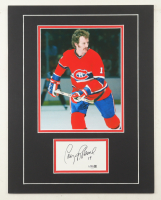 Larry Robinson Signed 14x18 Custom Matted Cut Display with Photo (JSA) at PristineAuction.com