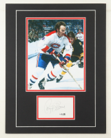 Larry Robinson Signed 14x18 Custom Matted Cut Display with Photo (JSA) at PristineAuction.com