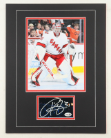 Frederik Andersen Signed 14x18 Custom Matted Cut Display with Photo (JSA) at PristineAuction.com