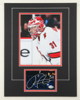 Frederik Andersen Signed 14x18 Custom Matted Cut Display with Photo (JSA) at PristineAuction.com