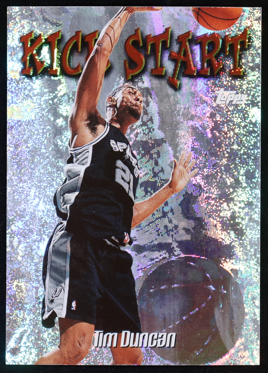 Tim Duncan 1998-99 Topps Kick Start #KS1 at PristineAuction.com Tim Duncan 1998-99 Topps Kick Start #KS1 at PristineAuction.com