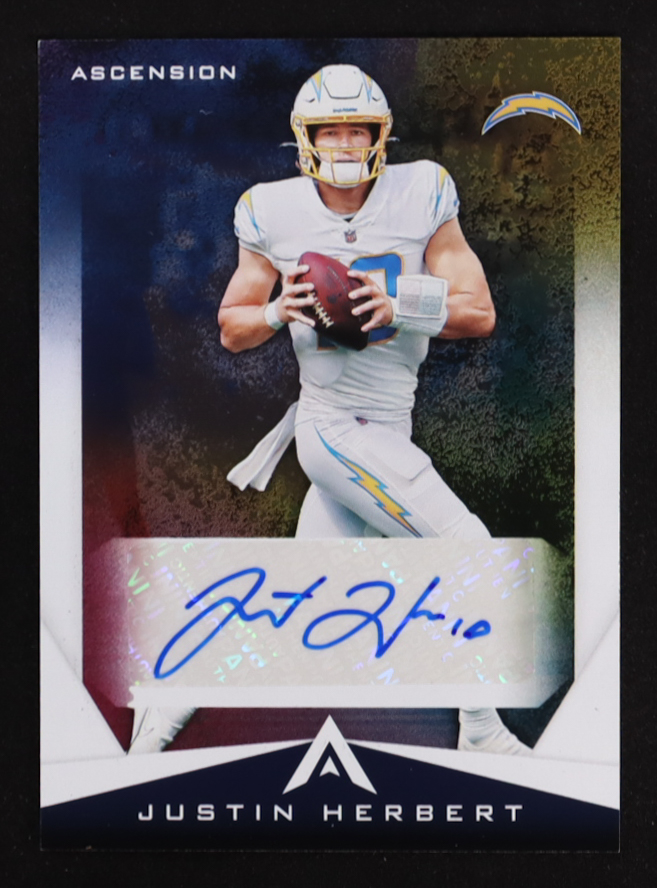 Justin Herbert 2021 Panini Chronicles Elite Ascension Autographs #9 at PristineAuction.com Justin Herbert 2021 Panini Chronicles Elite Ascension Autographs #9 at PristineAuction.com