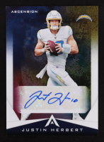 Justin Herbert 2021 Panini Chronicles Elite Ascension Autographs #9 at PristineAuction.com