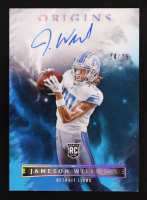 Jameson Williams 2022 Panini Origins Rookie Autographs Turquoise #16 #24/25 RC at PristineAuction.com