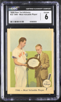 Ted Williams 1959 Fleer Ted Williams #32 1946 Most Valuable Player (CGC 6) at PristineAuction.com
