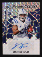 Jonathan Taylor 2020 Panini Mosaic Rookie Scripts #16 RC at PristineAuction.com