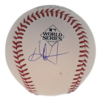 Austin Hedges Signed 2023 World Series Logo Baseball (JSA) at PristineAuction.com