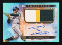 Tyler Soderstrom 2024 Topps Inception Autographs Aqua #APC-TS RC #27/50 at PristineAuction.com