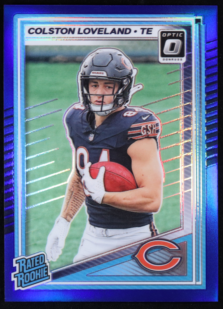 Colston Loveland 2025 Donruss Optic Blue #204 #084/249 RR RC