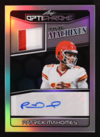 Patrick Mahomes II 2025 Leaf Optichrome Time Machines Autographs Game-Used #TMPM1 #1/1 at PristineAuction.com