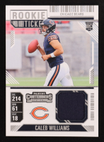Caleb Williams 2024 Panini Contenders Rookie Ticket Swatches #1 RC at PristineAuction.com