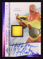 Hulk Hogan 2025 Leaf in the Game Used Purple Patch Autographs Game-Used #IGAHH1 #4/6 at PristineAuction.com