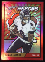 Lamar Jackson 2021 Prestige Heroes Xtra Points Red #2 #139/299 at PristineAuction.com