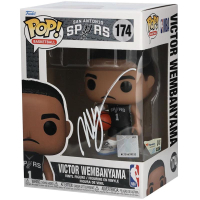 Victor Wembanyama Signed Spurs #174 Funko Pop! Vinyl Figure (Fanatics) at PristineAuction.com