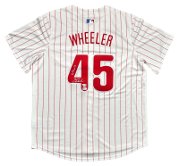Zack Wheeler Signed Phillies Nike Jersey Inscribed "Wheels" (Fanatics) at PristineAuction.com