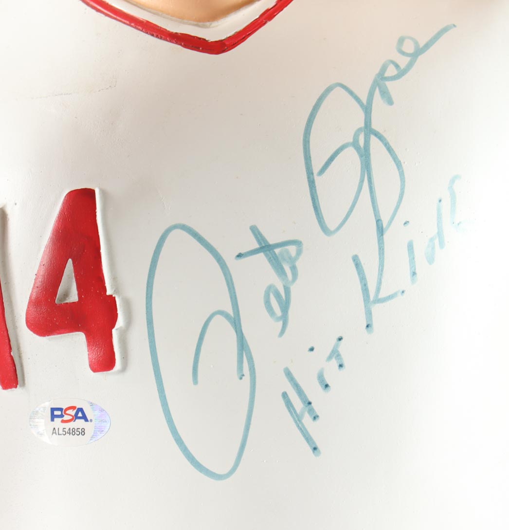 Pete Rose Signed LE Reds 39" Bobblehead Inscribed "Hit King" (PSA) at PristineAuction.com Pete Rose Signed LE Reds 39" Bobblehead Inscribed "Hit King" (PSA) at PristineAuction.com