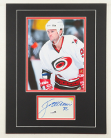 Jeff ONeil Signed 14x18 Custom Matted Cut Display with Photo (JSA) at PristineAuction.com