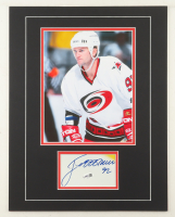 Jeff ONeil Signed 14x18 Custom Matted Cut Display with Photo (JSA) at PristineAuction.com