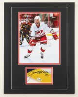 Jeff ONeil Signed 14x18 Custom Matted Cut Display with Photo (JSA) at PristineAuction.com