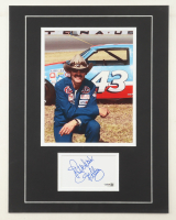 Richard Petty Signed 14x18 Custom Matted Cut Display with Photo (JSA) at PristineAuction.com