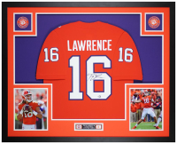 Trevor Lawrence Signed Clemson Tigers Custom Framed Nike Authentic Jersey Display (Fanatics) at PristineAuction.com