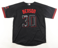 Will Benson Signed Jersey Inscribed "God Bless" (PSA) at PristineAuction.com