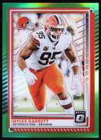 Myles Garrett 2025 Donruss Optic Lime Green #158 #11/50 at PristineAuction.com