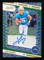 Ladd McConkey 2024 Absolute Signatures Green Waves #134 #04/25 RC at PristineAuction.com