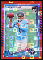 Cam Ward 2025 Donruss Optic Rated Rookies Preview Red Pandora #350 RC at PristineAuction.com