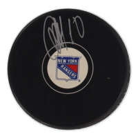 Artemi Panarin Signed Rangers Logo Hockey Puck (Fanatics) at PristineAuction.com