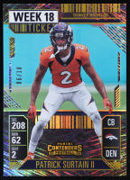 Patrick Surtain II 2024 Panini Contenders Week 18 Ticket #30 #06/18 at PristineAuction.com