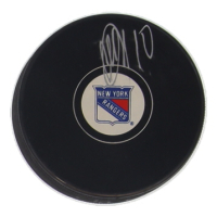 Artemi Panarin Signed Rangers Logo Hockey Puck (Fanatics) at PristineAuction.com
