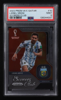 Lionel Messi 2022 Panini Prizm World Cup Scorers Club #10 (PSA 9) at PristineAuction.com