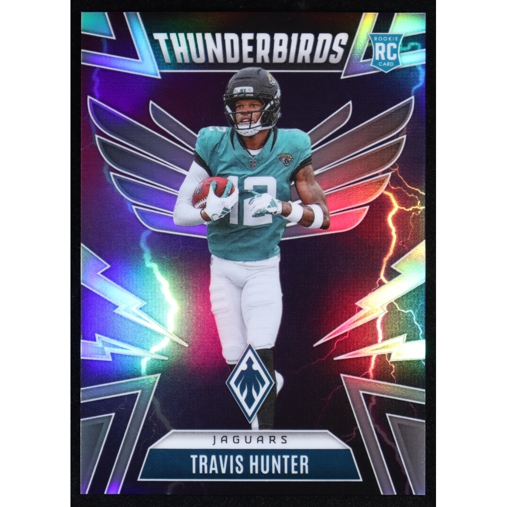 Travis Hunter 2025 Panini Phoenix Thunderbirds #22 RC at PristineAuction.com