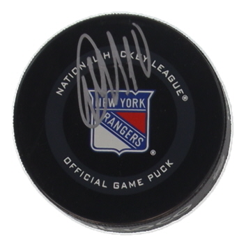 Artemi Panarin Signed Rangers Logo Hockey Puck (Fanatics) at PristineAuction.com Artemi Panarin Signed Rangers Logo Hockey Puck (Fanatics) at PristineAuction.com