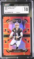 Joe Burrow 2023 Panini Select Red #20 #43/99 (CGC 10) at PristineAuction.com