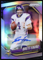 Brett Favre 2025 Panini Prizm Autographs Prizms Silver #160 at PristineAuction.com