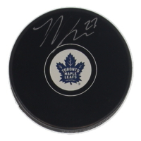 Matthew Knies Signed Maple Leafs Logo Puck (COJO) at PristineAuction.com