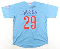 Michael Busch Signed Jersey (PSA) at PristineAuction.com