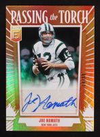 Joe Namath 2025 Elite Passing the Torch Signatures Singles #1 #14/99 at PristineAuction.com