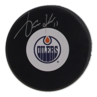 Jari Kurri Signed Oilers Logo Hockey Puck (COJO) at PristineAuction.com