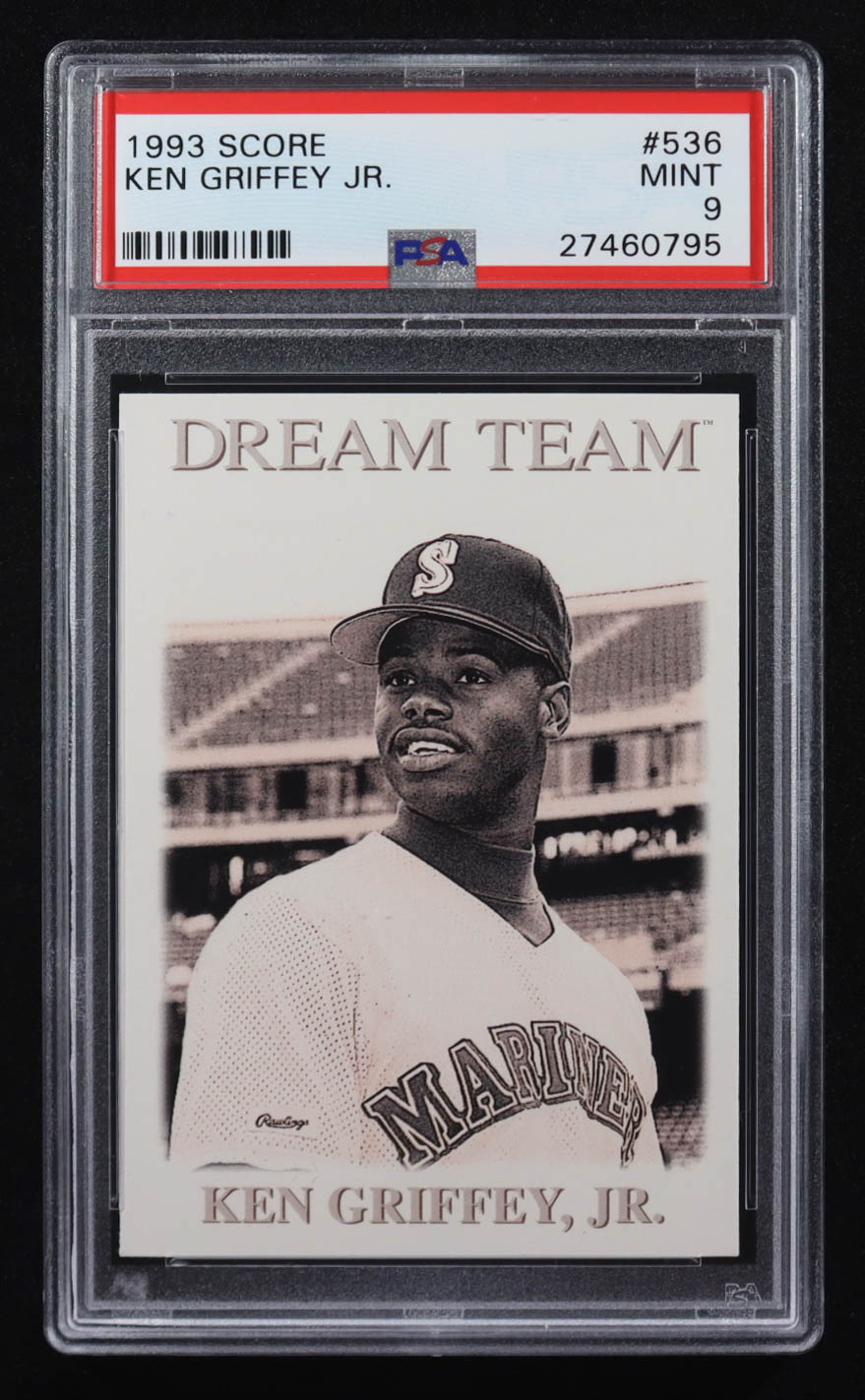 Ken Griffey Jr. 1993 Score #536 DT (PSA 9) at PristineAuction.com Ken Griffey Jr. 1993 Score #536 DT (PSA 9) at PristineAuction.com