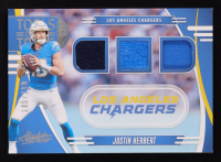 Justin Herbert 2025 Absolute Tools of the Trade Triple #10 #180/199 at PristineAuction.com