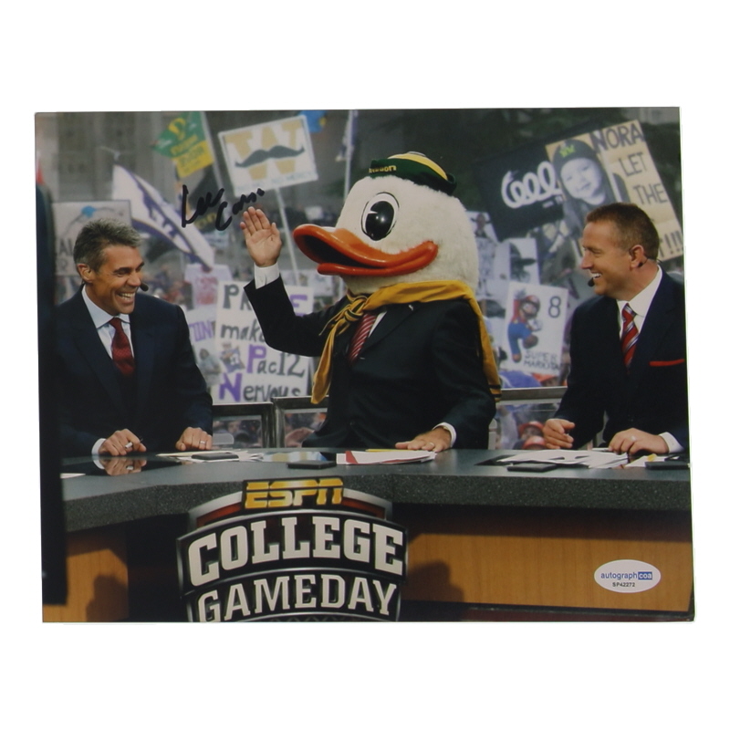 Lee Corso Signed 8x10 Photo (AutographCOA) at PristineAuction.com Lee Corso Signed 8x10 Photo (AutographCOA) at PristineAuction.com