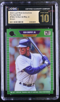 Ken Griffey Jr. 2023 Leaf Web Exclusives Pro Set Gold Green #PSG-13 #10/10 (CGC 10 | Black Label) at PristineAuction.com