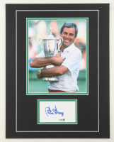 Curtis Strange Signed 14x18 Custom Matted Cut Display with Photo (JSA) at PristineAuction.com