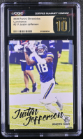 Justin Jefferson 2020 Panini Chronicles Luminance #217 RC (CGC 10 | Black Label) at PristineAuction.com