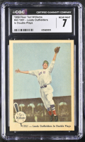Ted Williams 1959 Fleer Ted Williams #43 1951 Leads Outfielders In Double Plays (CGC 7) at PristineAuction.com