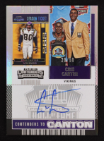 Cris Carter 2024 Panini Contenders Contenders to Canton Autographs Blue #4 #29/50 at PristineAuction.com